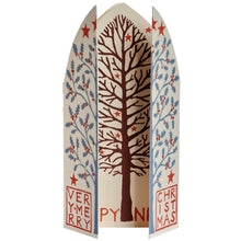Load image into Gallery viewer, Extra Special Winter Trees Triptych Christmas Card by Cambridge Imprint