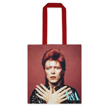 Load image into Gallery viewer, David Bowie Ziggy Stardust Portrait Tote Bag