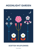 Load image into Gallery viewer, Moonlight Garden A3 Print by Fiona Moon