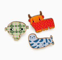 Load image into Gallery viewer, Marmalade Pin Badge by Donna Wilson
