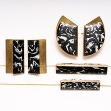 Load image into Gallery viewer, Tri Fold Necklace in V&A Dundee Monochromes