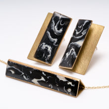 Load image into Gallery viewer, Tri Fold Necklace in V&A Dundee Monochromes