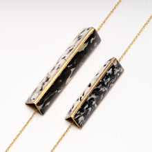 Load image into Gallery viewer, Tri Fold Necklace in V&A Dundee Monochromes