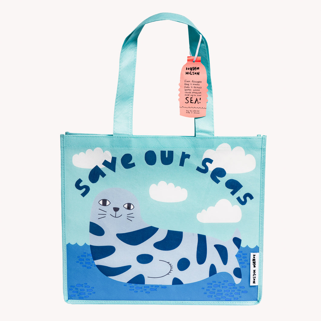 Selkie's Save Our Seas Tote Bag