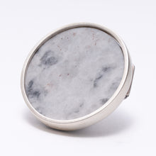 Load image into Gallery viewer, Large Silver Interchangeable Brooch by Stefanie Cheong
