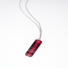 Load image into Gallery viewer, V&amp;A Dundee Tartan Pink Check Pendant Necklace
