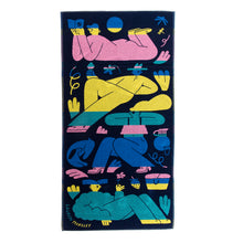 Load image into Gallery viewer, beach towel colourful