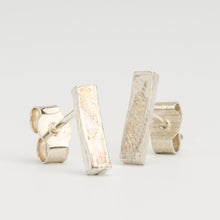 Load image into Gallery viewer, Moonrock Eco-Silver Earrings by Stephanie Graham