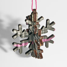 Load image into Gallery viewer, V&amp;A Dundee Tartan 3D Snowflake Decoration
