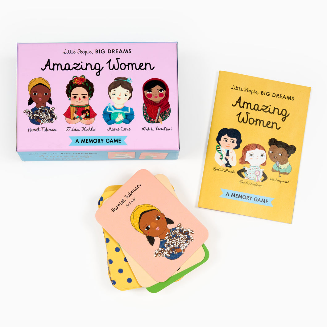 Little People Big Dreams Amazing Women Memory Game