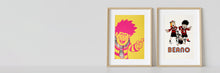 Load image into Gallery viewer, The beano posters Dennis the Menace, Minnie the Minx and Gnasher  
