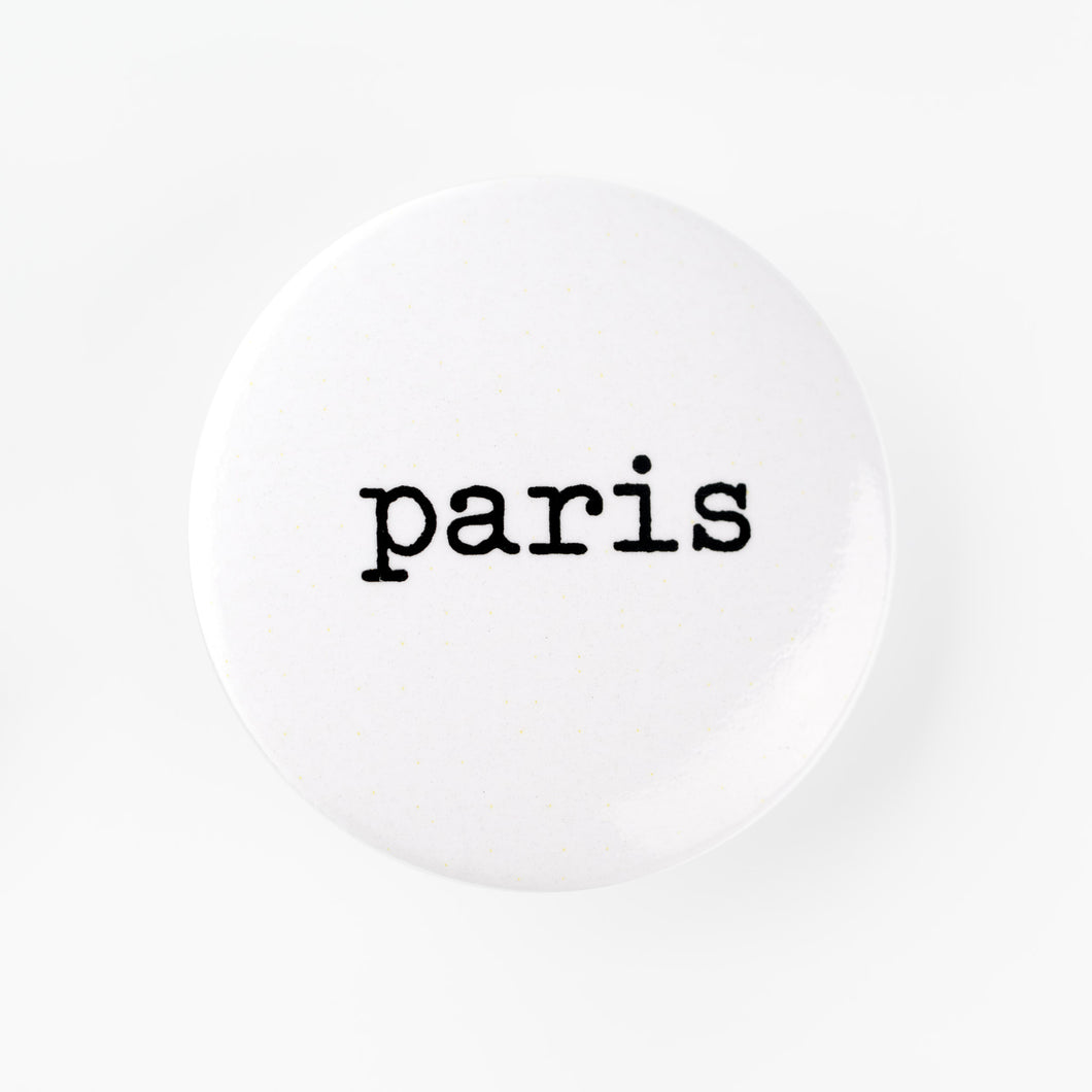 The Fashion Show Paris Button Badge