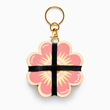 Load image into Gallery viewer, Key Ring Flower Press - Oranges &amp; PInks
