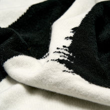 Load image into Gallery viewer, Fraser Haxton Blanket Black and White Close Up Detail
