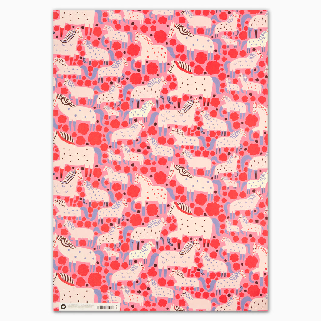 Gift Wrap Paper Wild Horses