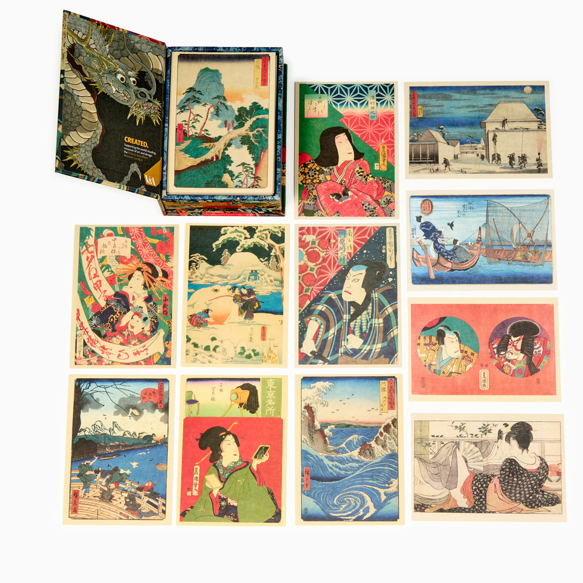 100 postcards of Japanese woodblock prints – V&A Dundee Shop