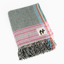 Load image into Gallery viewer, Stag &amp; Bruce Pink Shepherd&#39;s Plaid Blanket
