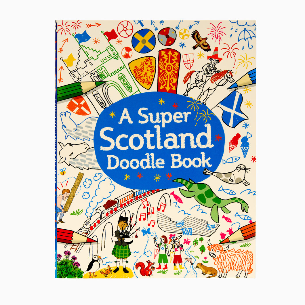 A Super Scotland Doodle Book