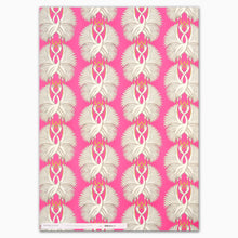 Load image into Gallery viewer, Gift Wrap paper pink cranes
