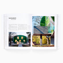 Load image into Gallery viewer, Interior pages of The Architecture of Hope showing Maggie’s Centre architecture and design photography.
