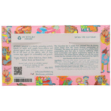 Load image into Gallery viewer, back of the packaging with information about the arthouse limited dark chocolate and mint crunch bar
