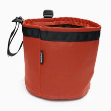Load image into Gallery viewer, Red fabric plant pot by BACSAC designed for balcony and window gardening
