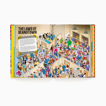Load image into Gallery viewer, beano the ultimate guide book open at the page The Laws of Beanotown
