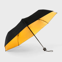 Load image into Gallery viewer, Black and Gold Umbrella
