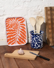 Load image into Gallery viewer, Blue and White Splatter Enamel Pot by Yod &amp; Co

