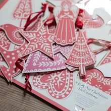 Load image into Gallery viewer, Folk Art Christmas Decorations by Cambridge Imprint
