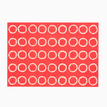 Load image into Gallery viewer, Red patterned Cambridge Imprint paper for paperchains

