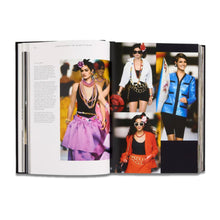 Load image into Gallery viewer, Open Chanel Catwalk fashion book showing Chanel collection imagery, ideal for fashion lovers and designer brand fans
