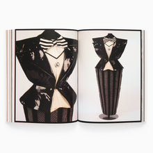 Load image into Gallery viewer, Inside pages of the David Bowie IS book showing a costume 
