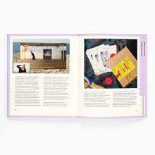 Load image into Gallery viewer, Inside pages of the Design and Disability exhibition catalogue showing accessible design projects
