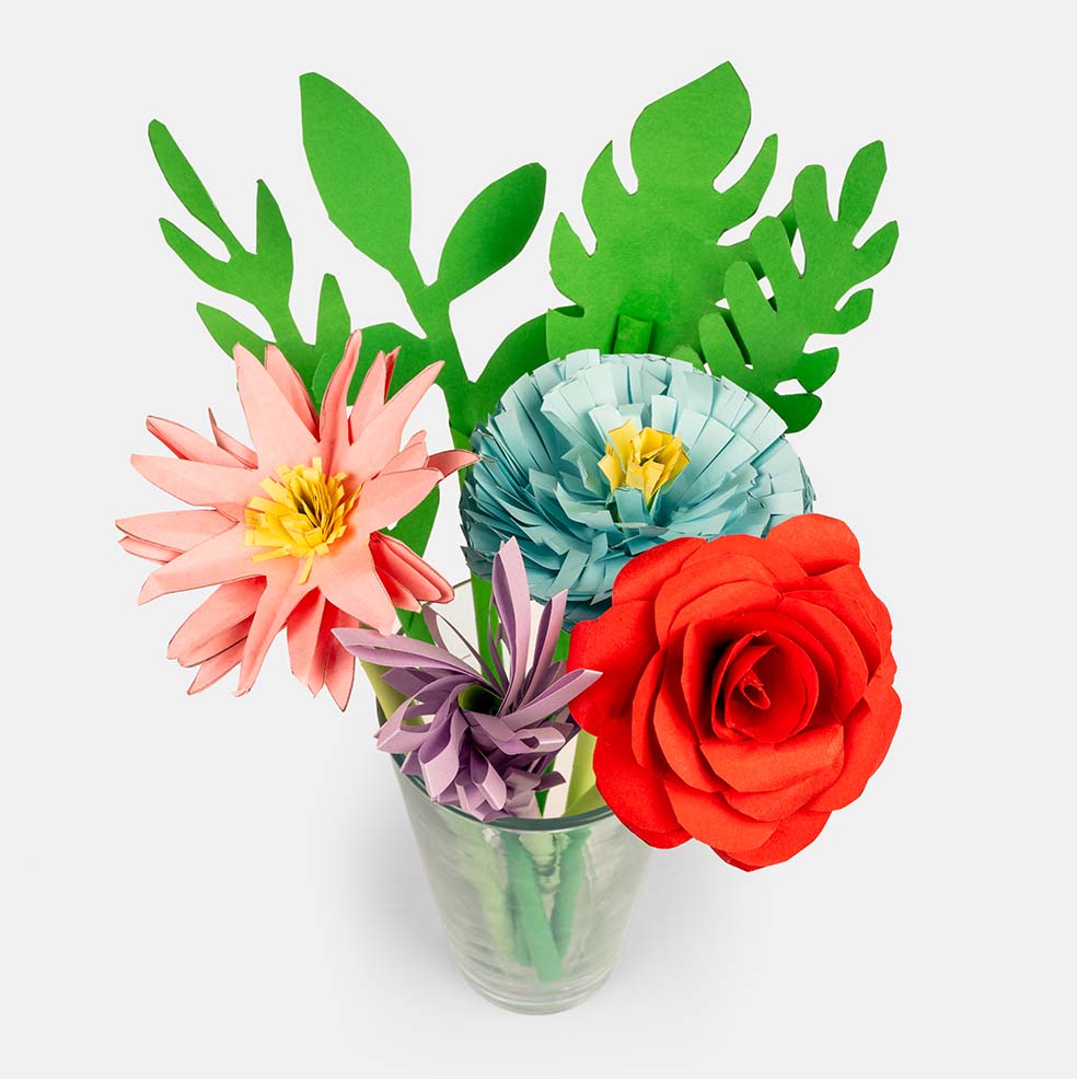 Make Your Own Paper Flowers Kit