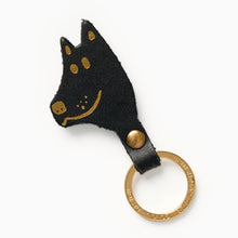 Load image into Gallery viewer, Dog Head Keyring by Ark Colour Design
