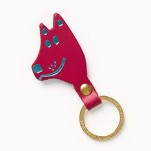 Load image into Gallery viewer, Dog Head Keyring by Ark Colour Design
