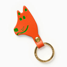 Load image into Gallery viewer, Dog Head Keyring by Ark Colour Design
