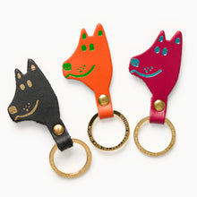 Load image into Gallery viewer, Dog Head Keyring by Ark Colour Design
