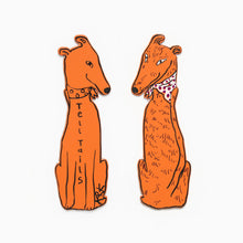 Load image into Gallery viewer, Leather Dog Tails Bookmark by Ark Colour Design
