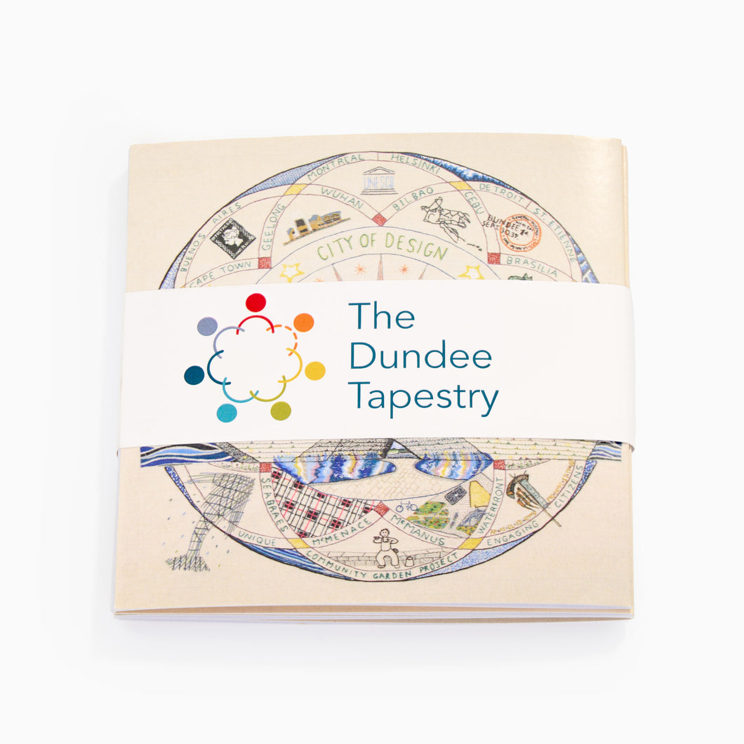 Dundee Tapestry Concertina Postcard