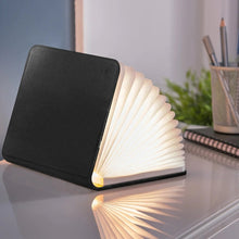 Load image into Gallery viewer, Gingko Black Leather Smart Book Lamp

