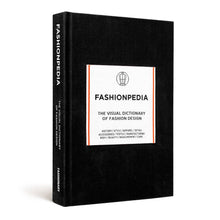 Load image into Gallery viewer, Fashionpedia visual dictionary of fashion book black hardback cover
