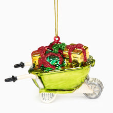 Load image into Gallery viewer, Garden Wheelbarrow Full of Christmas Presents Bauble
