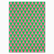 Load image into Gallery viewer, Gift Wrap Paper Timo Triangle Tessellation
