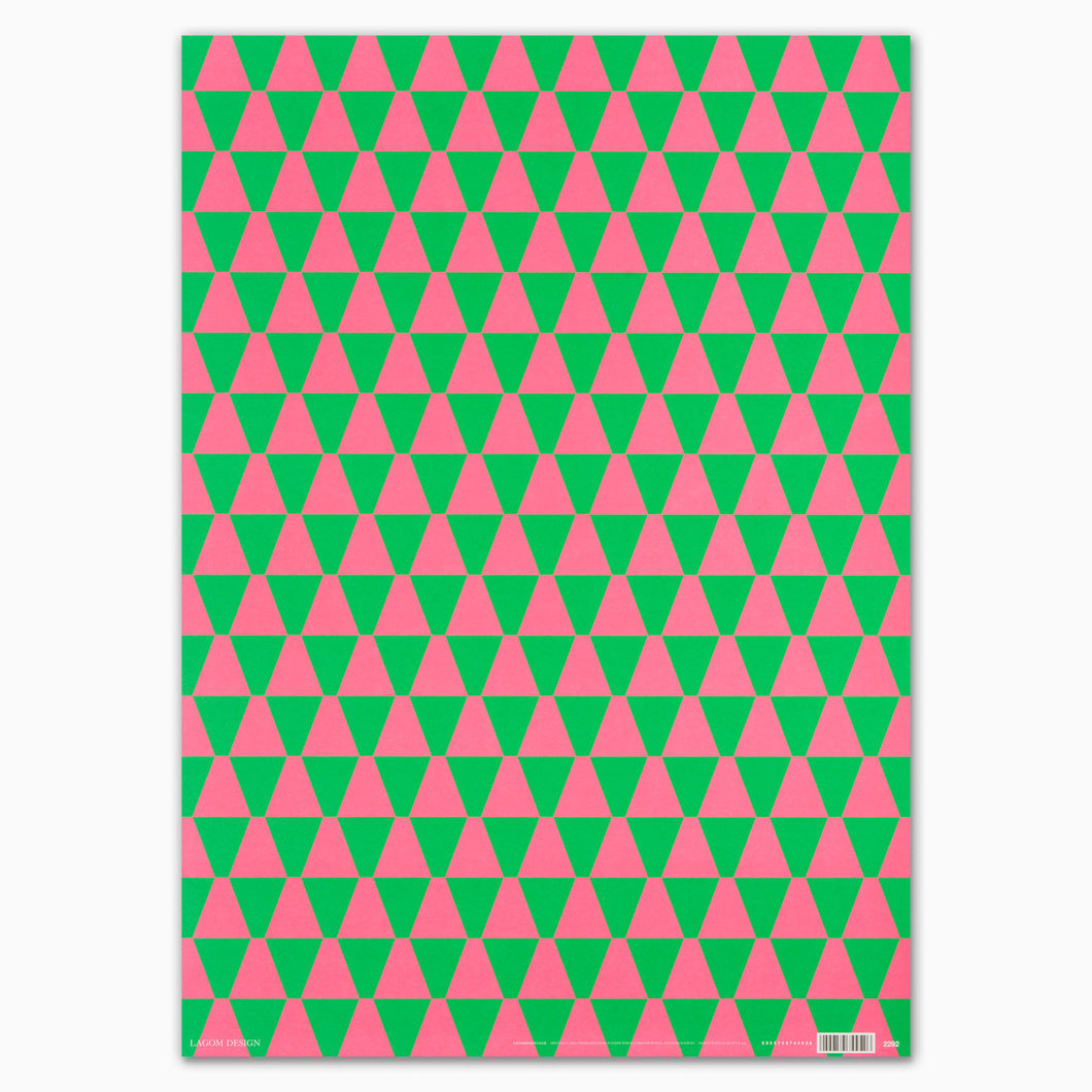 Gift Wrap Paper Timo Triangle Tessellation