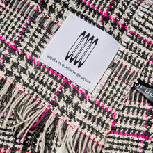 Load image into Gallery viewer, Handwoven Tweed, Ribbon and Chain V&amp;A Dundee Scarf by Vevar, Glasgow

