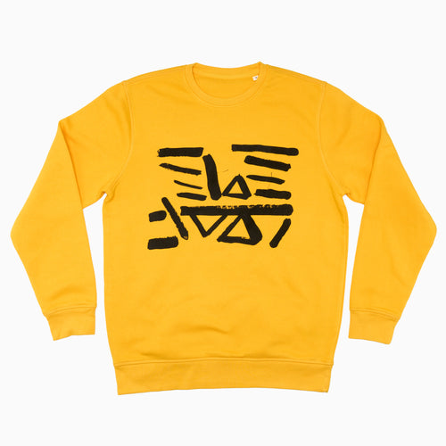 haxton yellow and black sweatshirt fraser haxton studios