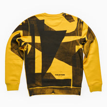 Load image into Gallery viewer, Yellow Over Printed Sweatshirt by Haxton SML
