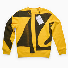 Load image into Gallery viewer, Yellow Over Printed Sweatshirt by Haxton SML
